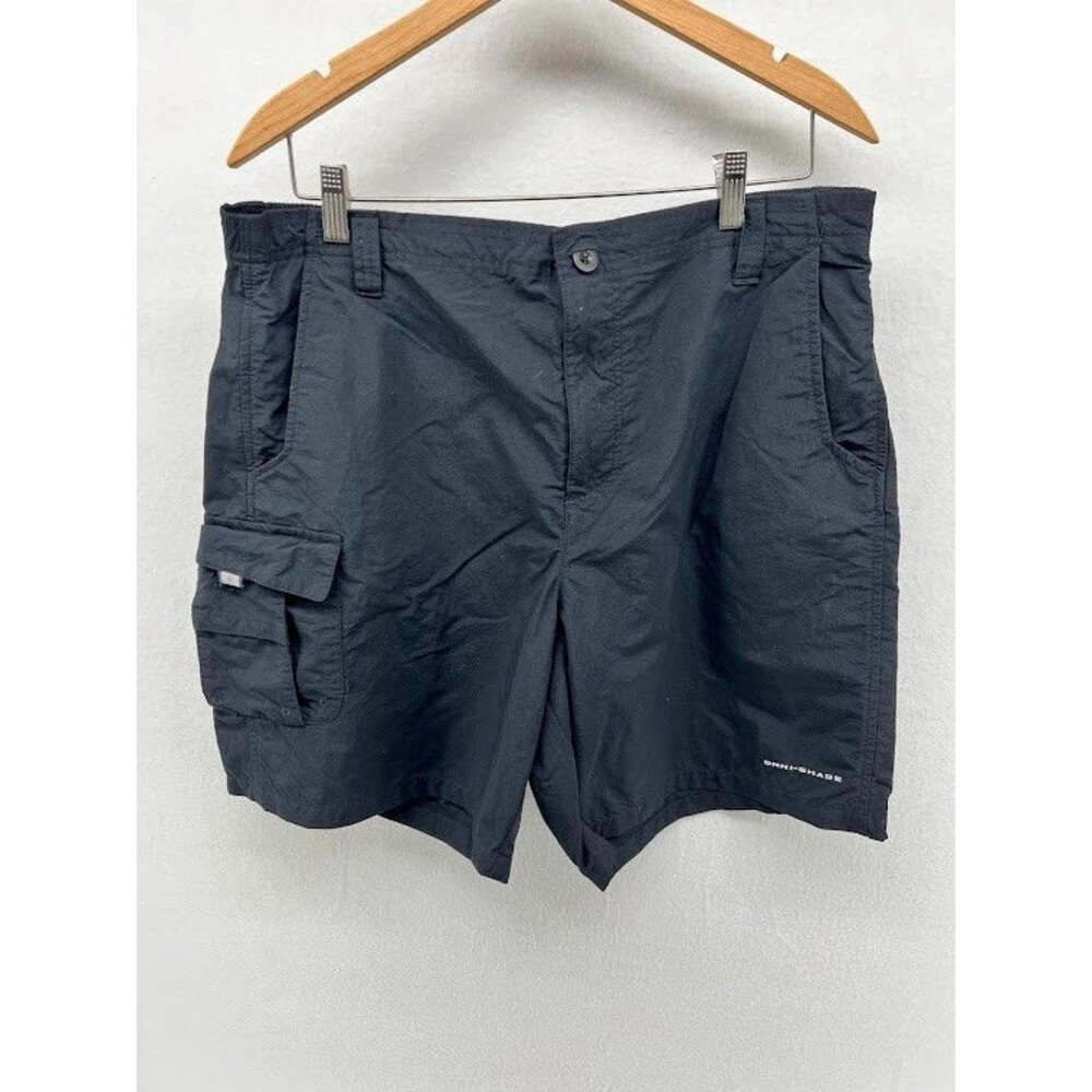 Columbia Men's Size Large Black Hybrid Outdoor Shorts 8" Inseam